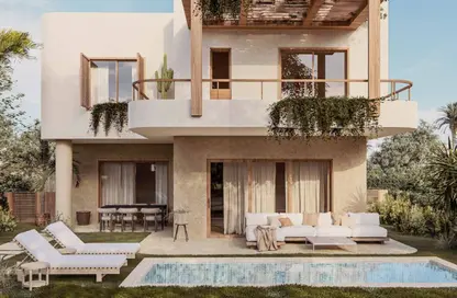 Chalet - 3 Bedrooms - 3 Bathrooms for sale in Ramla Lakeside - Qesm Ad Dabaah - North Coast