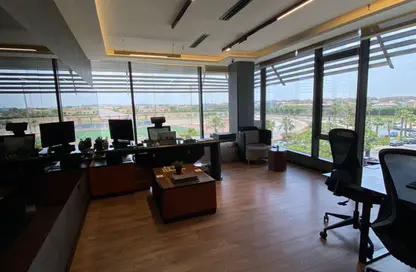 Office Space - Studio - 2 Bathrooms for rent in The Polygon - Sheikh Zayed Compounds - Sheikh Zayed City - Giza