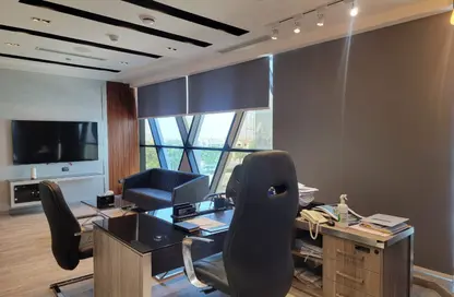 Office Space - Studio - 2 Bathrooms for rent in South Teseen St. - The 5th Settlement - New Cairo City - Cairo