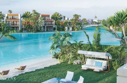 تاون هاوس - 3 غرف نوم - 4 حمامات للبيع في آزار آيلند - قسم الضبعة - الساحل الشمالي