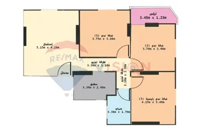 Apartment - 3 Bedrooms - 1 Bathroom for sale in Sidi Gaber St. - Sidi Gaber - Hay Sharq - Alexandria Apartment - 3 Bedrooms - 1 Bathroom for sale in Sidi Gaber St. - Sidi Gaber - Hay Sharq - Alexandria