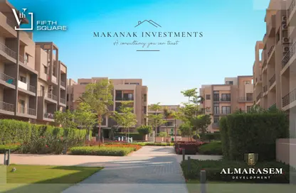 شقة - 2 غرف نوم - 2 حمامات للبيع في مون ريزيدنس - فيفث سكوير - التجمع الخامس - مدينة القاهرة الجديدة - القاهرة