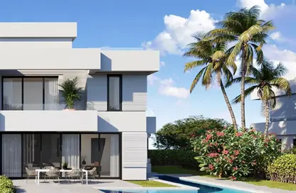 Twin House - 3 Bedrooms - 3 Bathrooms for sale in Al Masyaf - Ras Al Hekma - North Coast