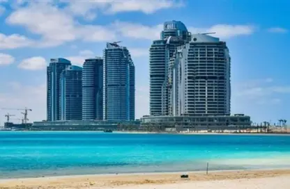 شقق فندقية - 3 غرف نوم - 3 حمامات للبيع في نورث ايدج تاورز - مدينة العلمين الجديدة - العلمين - الساحل الشمالي
