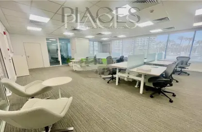 Office Space - Studio - 2 Bathrooms for rent in Cairo Festival City - North Investors Area - New Cairo City - Cairo