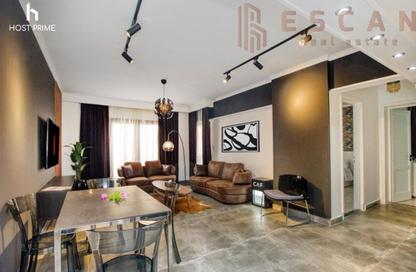 Apartment - 2 Bedrooms - 1 Bathroom for rent in El Rehab Extension - Al Rehab - New Cairo City - Cairo