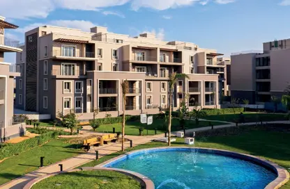 Apartment - 2 Bedrooms - 3 Bathrooms for rent in October Plaza - 6 October Compounds - 6 October City - Giza
