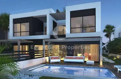 Villa - 3 Bedrooms - 4 Bathrooms for sale in Palm Hills New Cairo - 5th Settlement Compounds - The 5th Settlement - New Cairo City - Cairo