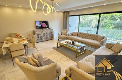 Apartment - 2 Bedrooms - 2 Bathrooms for rent in Lake View Residence - 5th Settlement Compounds - The 5th Settlement - New Cairo City - Cairo