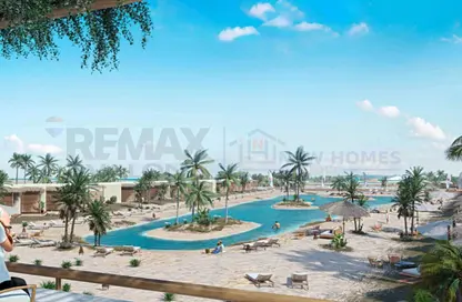 Chalet - 3 Bedrooms - 4 Bathrooms for sale in Hacienda Waters - Qesm Ad Dabaah - North Coast
