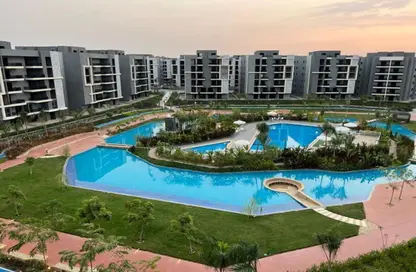 Apartment - 2 Bedrooms - 2 Bathrooms for sale in Sun Capital - Fayoum Desert road - 6 October City - Giza