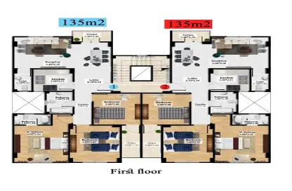 Apartment - 3 Bedrooms - 3 Bathrooms for sale in 2nd District - Obour City - Qalyubia