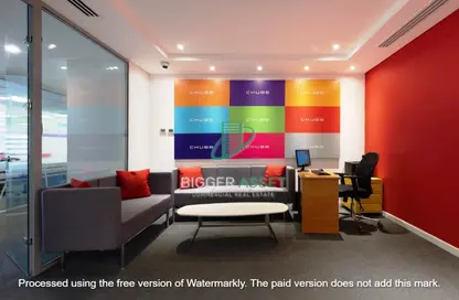 Office Space - Studio - 4 Bathrooms for rent in Bank Center Street - South Teseen St. - The 5th Settlement - New Cairo City - Cairo