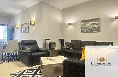 Apartment - 1 Bedroom - 1 Bathroom for rent in Palm Hills Village Gate - South Investors Area - New Cairo City - Cairo