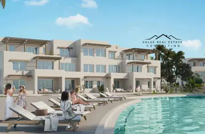 Chalet - 3 Bedrooms - 3 Bathrooms for sale in Hacienda West - Ras Al Hekma - North Coast