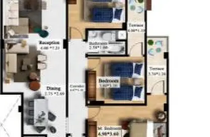 Apartment - 3 Bedrooms - 3 Bathrooms for sale in Obour City - Qalyubia