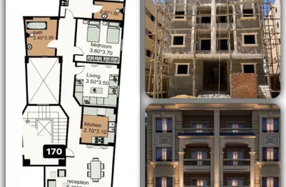 Whole Building - 2 Bedrooms - 2 Bathrooms for sale in Al Andalus Buildings - Al Andalus District - New Cairo City - Cairo