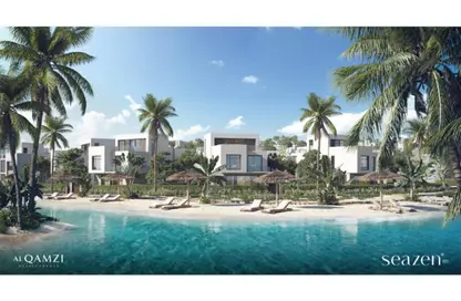 Chalet - 2 Bedrooms - 2 Bathrooms for sale in Seazen - Qesm Ad Dabaah - North Coast