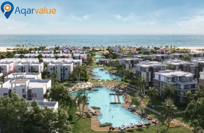 Chalet - 2 Bedrooms - 2 Bathrooms for sale in Koun - Ras Al Hekma - North Coast