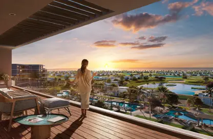 Chalet - 2 Bedrooms - 3 Bathrooms for sale in Hacienda Waters - Qesm Ad Dabaah - North Coast