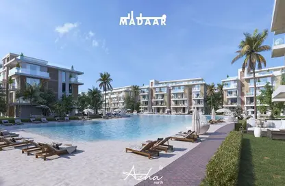 شاليه - 3 غرف نوم - 2 حمامات للبيع في ازها الساحل الشمالي - راس الحكمة - الساحل الشمالي