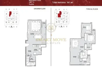 دوبلكس - 3 غرف نوم - 3 حمامات للبيع في المستثمرين الشمالية - مدينة القاهرة الجديدة - القاهرة