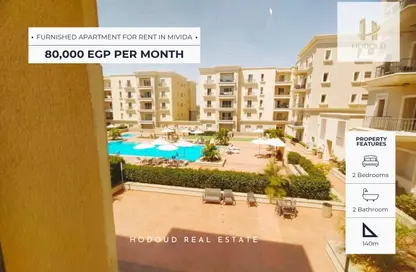 Apartment - 2 Bedrooms - 2 Bathrooms for rent in Mivida - 5th Settlement Compounds - The 5th Settlement - New Cairo City - Cairo