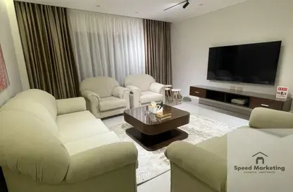 شقة - 3 غرف نوم - 2 حمامات للايجار في محور مصطفي كامل - التجمع الاول - مدينة القاهرة الجديدة - القاهرة