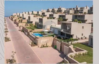 Twin House - 3 Bedrooms - 3 Bathrooms for sale in IL Monte Galala - Al Ain Al Sokhna - Suez