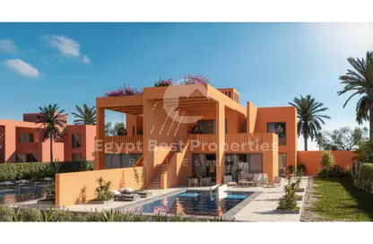 Chalet - 2 Bedrooms - 2 Bathrooms for sale in Kamaran - Al Gouna - Hurghada - Red Sea