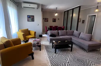 Apartment - 2 Bedrooms - 2 Bathrooms for rent in Palm Hills Village Gate - South Investors Area - New Cairo City - Cairo