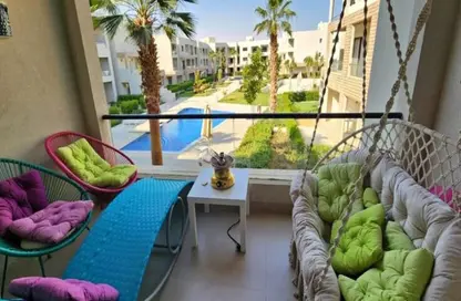 Chalet - 2 Bedrooms - 2 Bathrooms for sale in Azha - Al Ain Al Sokhna - Suez