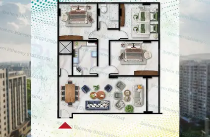 Apartment - 3 Bedrooms - 2 Bathrooms for sale in Gate 3 - Menkaure - Hadayek El Ahram - Giza