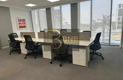 مساحات مكتبية - استوديو - 2 حمامات للايجار في كايرو فيستيفال سيتى - المستثمرين الشمالية - مدينة القاهرة الجديدة - القاهرة