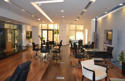 Office Space - Studio - 3 Bathrooms for rent in Bank Center Street - South Teseen St. - The 5th Settlement - New Cairo City - Cairo