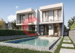 Twin House - 5 Bedrooms - 5 Bathrooms for sale in Direction White - Ras Al Hekma - North Coast