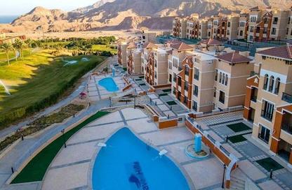 Chalet - 2 Bedrooms - 2 Bathrooms for sale in Porto South Beach - Al Ain Al Sokhna - Suez