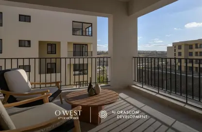 شقة - 3 غرف نوم - 2 حمامات للبيع في أو ويست - كمبوندات 6 أكتوبر - مدينة 6 أكتوبر - الجيزة