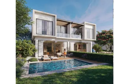 Twin House - 4 Bedrooms - 5 Bathrooms for sale in Modon West - Al Wahat Road - 6 October City - Giza