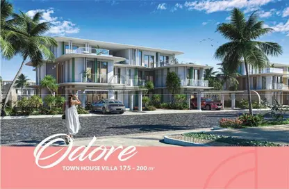 Twin House - 4 Bedrooms - 5 Bathrooms for sale in Marseilia Beach 5 - Ras Al Hekma - North Coast