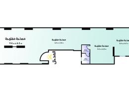 Office Space for للايجار in Al Zankalony St. - Camp Chezar - Hay Wasat - Alexandria