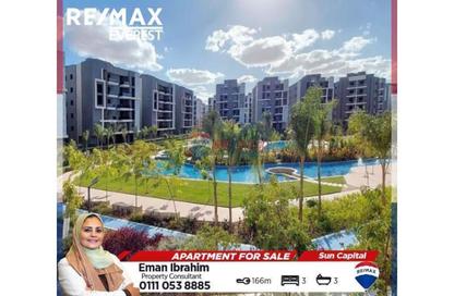 Apartment - 3 Bedrooms - 3 Bathrooms for sale in Sun Capital - Fayoum Desert road - 6 October City - Giza