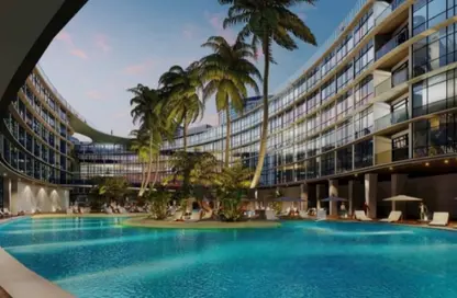 Hotel Apartment - Studio - 1 Bathroom for sale in Moon Residences - Fifth Square - The 5th Settlement - New Cairo City - Cairo