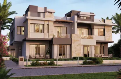 Twin House - 4 Bedrooms - 4 Bathrooms for sale in Palm Hills Golf Extension - Al Wahat Road - 6 October City - Giza