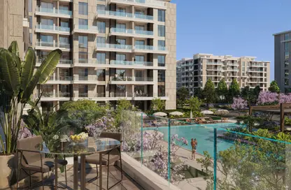 Apartment - 3 Bedrooms - 4 Bathrooms for sale in El Patio Riva - The 6th Settlement - New Cairo City - Cairo