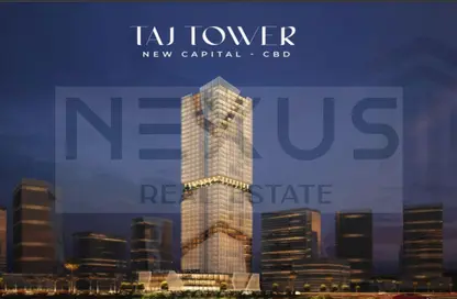 Office Space - Studio for sale in Taj Tower - Central Business District - New Capital City - Cairo