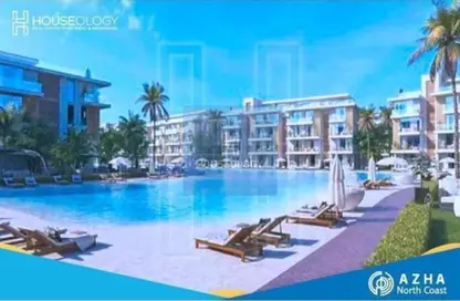 Chalet - 2 Bedrooms - 2 Bathrooms for sale in Azha North - Ras Al Hekma - North Coast