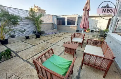 سطح - غرفة نوم - 1 حمام للايجار في شارع 202 - دجلة - حي المعادي - القاهرة