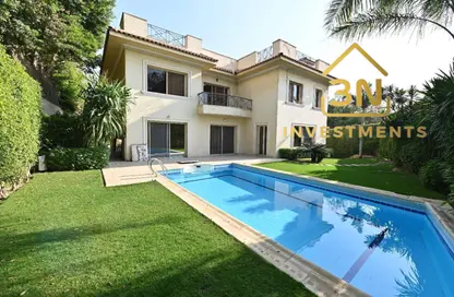 Villa - 4 Bedrooms - 4 Bathrooms for rent in Katameya Heights - El Katameya Compounds - El Katameya - New Cairo City - Cairo