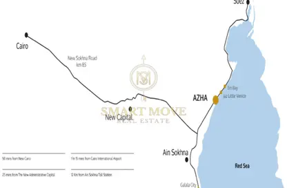 Chalet - 2 Bedrooms - 1 Bathroom for sale in Azha - Al Ain Al Sokhna - Suez